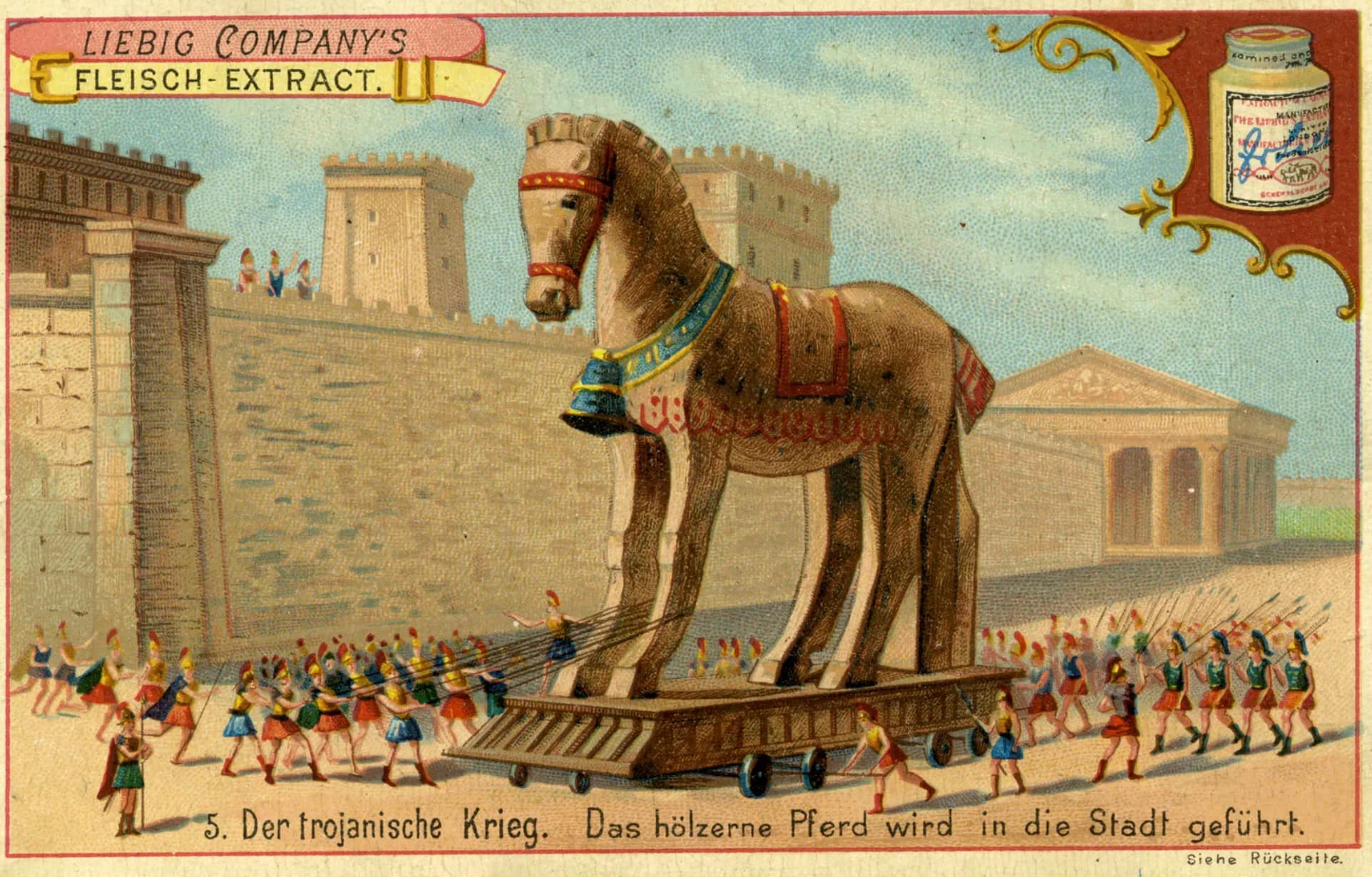 trojan horse painting